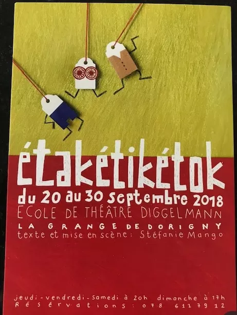 étakétikétok 09.2018 - Ecole de theatre Diggelmann - La Grange de Dorigny